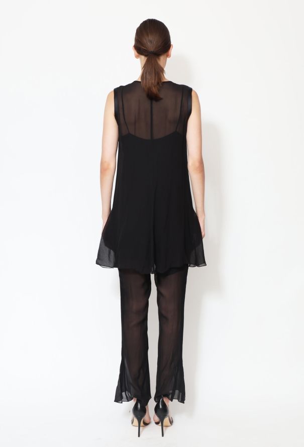 Chanel Silk Crêpe Layered Ensemble - 3