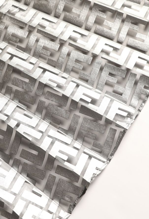 Fendi 2019 x Nicki Minaj Metallic Pleated Skirt - 7