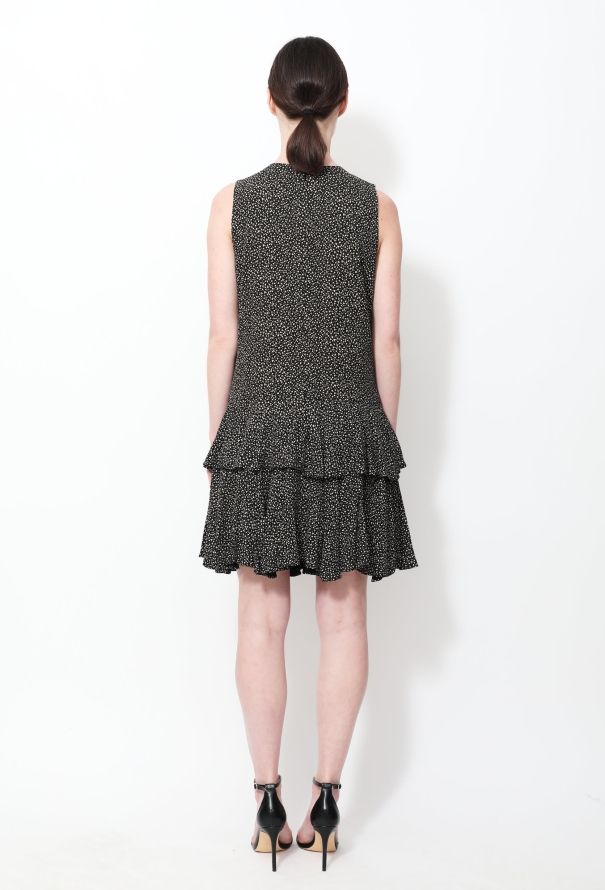 Saint Laurent 2014 Heart Motif Ruffled Dress - 3