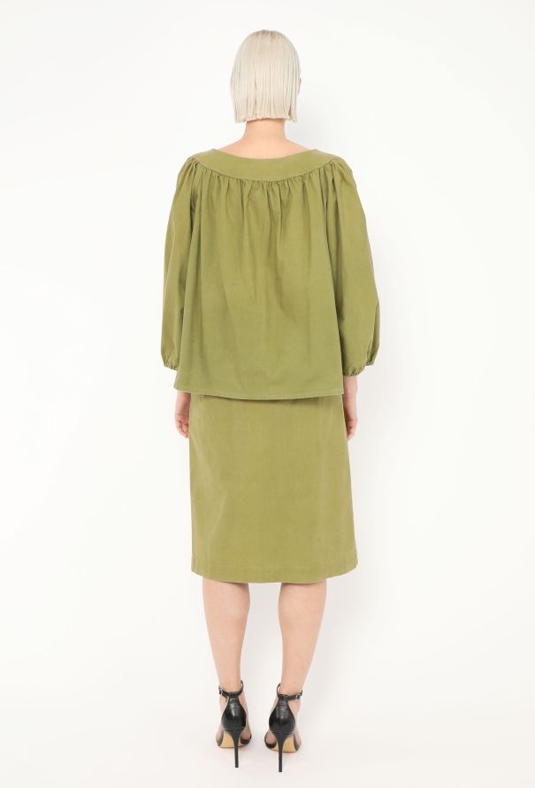 Saint Laurent Late '70s Belted Peasant Ensemble - 6