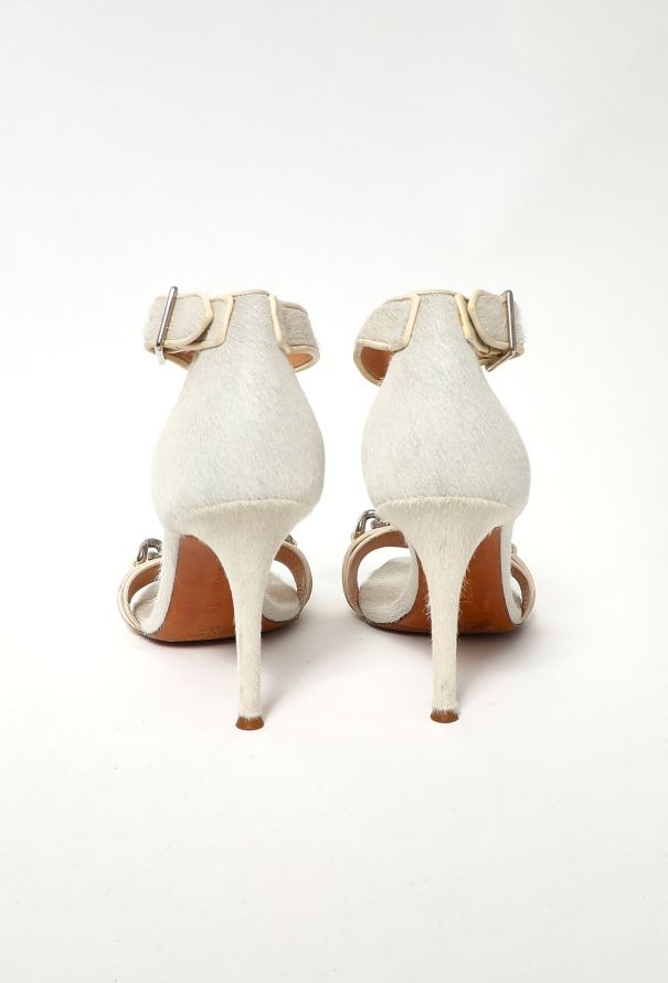 Céline S/S 2011 Pony Hair Chain Sandals - 5