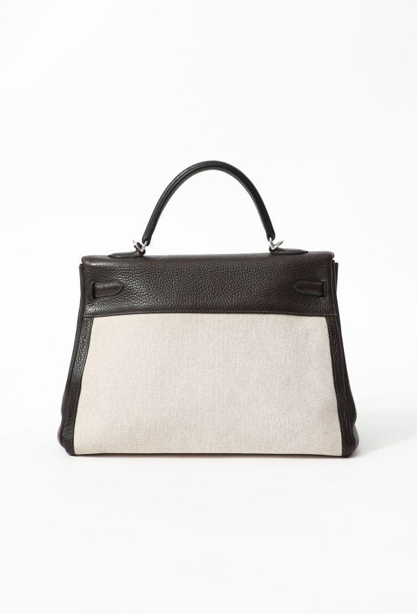 Hermès Clémence & Toile H Kelly Retourné 35 - 6