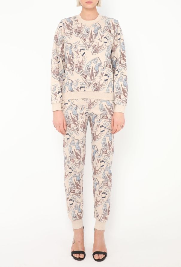 Hermès 2021 'Zouaves et Dragons Finesse' Jogger Set - 4