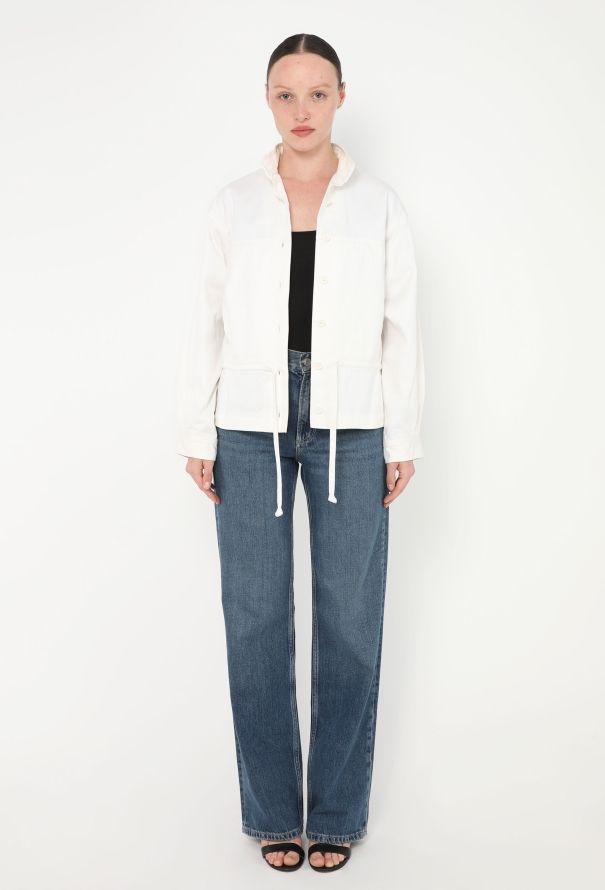 Saint Laurent Rare S/S 1978 Drawstring Bomber Jacket - 6