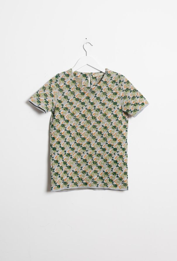 Balenciaga Resort 2011 Printed Knit Top - 6