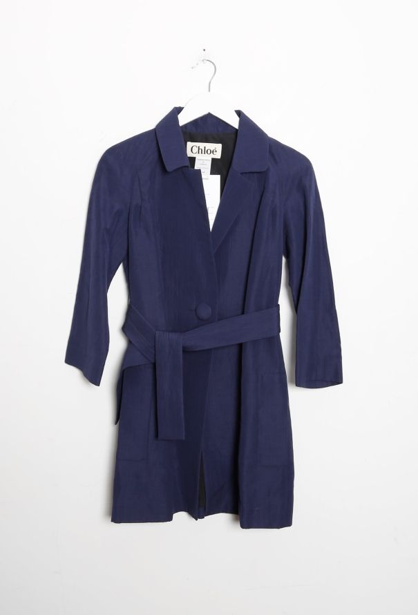Chloé 2006 Phoebe Philo Belted Linen Jacket - 7