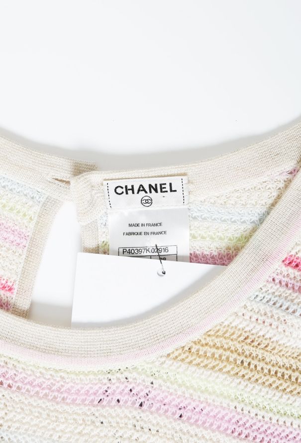 Chanel 2011 Sleeveless Knit Dress Multicolor - 4