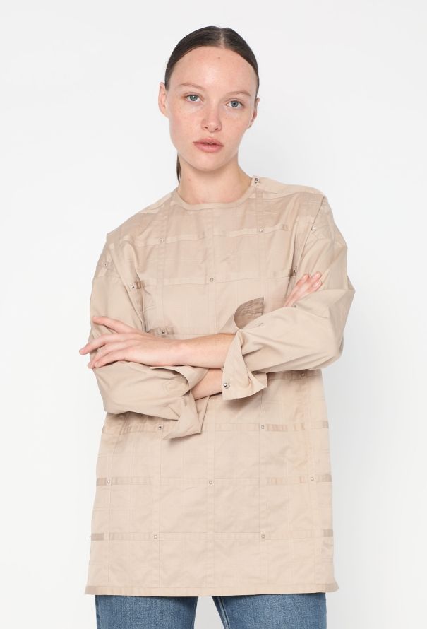 Hermès 2014 Checkered Studded Tunic - 1