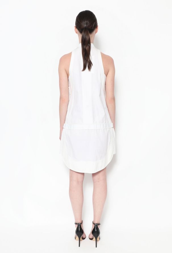 Balenciaga S/S 2007 Cotton Tuxedo Dress - 4