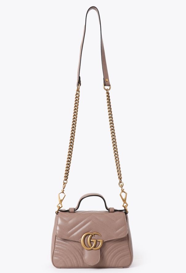 Gucci GG Marmont Mini Top Handle Bag - 2