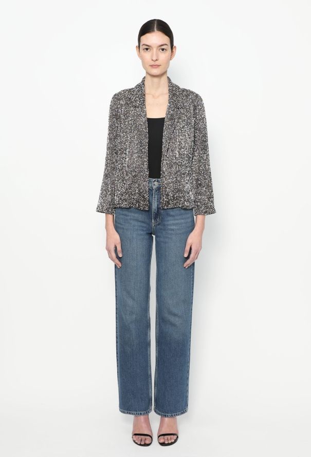 Chanel 1999 Iridescent Beaded Jacket - 2