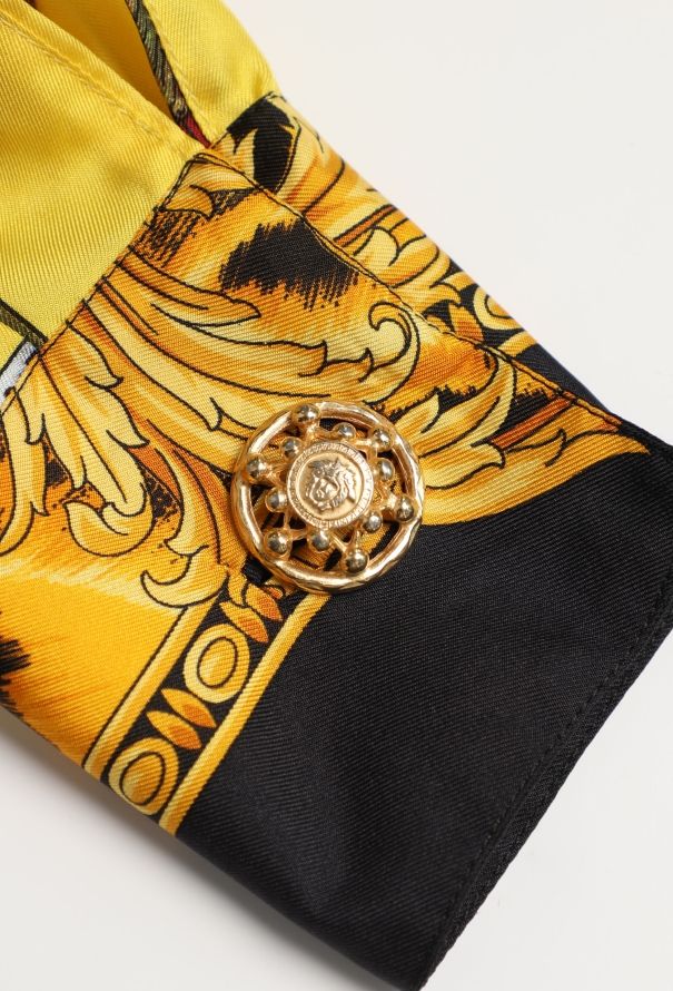Gianni Versace F/W 1992 Baroque Silk Blouse - 9