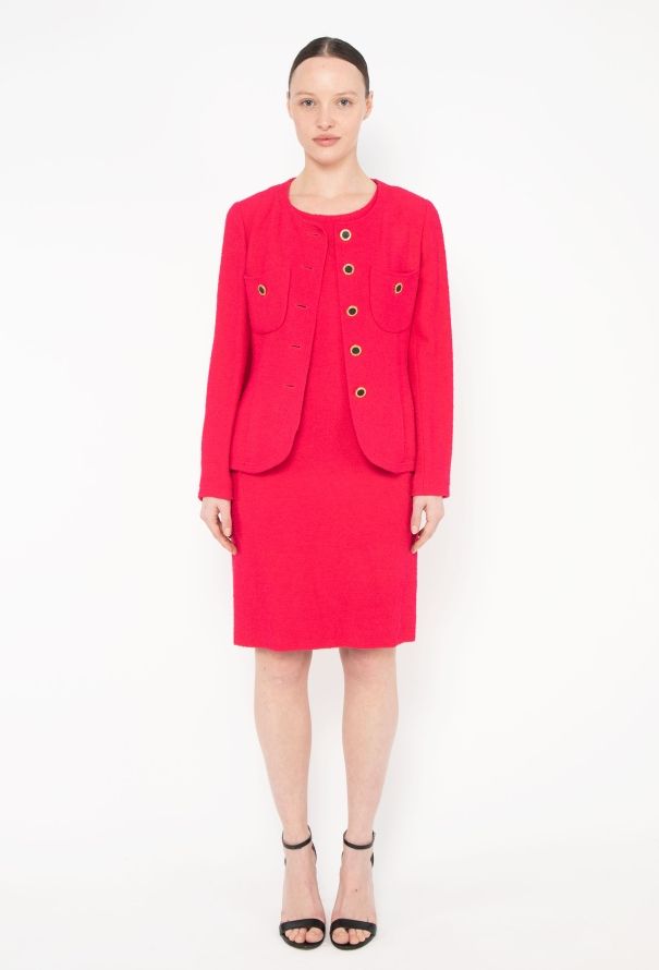 Chanel Collector 1990 Bouclé Tweed Ensemble - 2