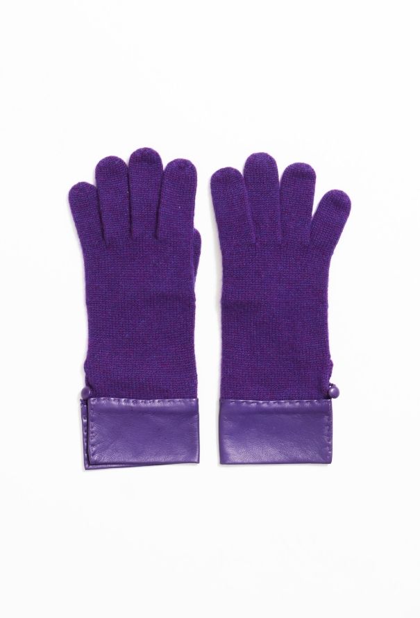 Hermès Cashmere Lambskin Gloves - 2