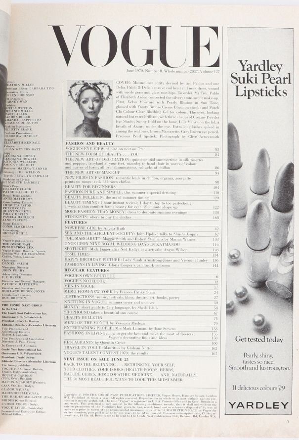 VOGUE UK 1970 David Bailey Summer Set - 7