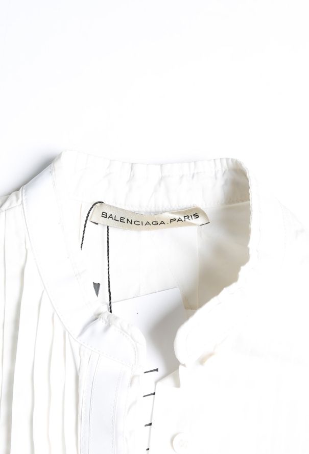 Balenciaga S/S 2007 Cotton Tuxedo Dress - 5