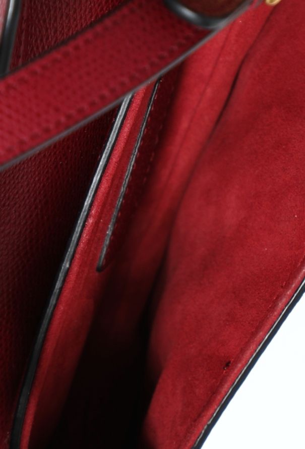 Dior Burgundy Mini Saddle Bag - 12