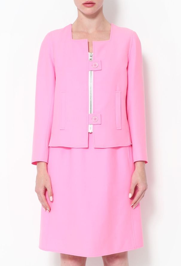 Courrèges 60s Mod Skirt Ensemble - 3