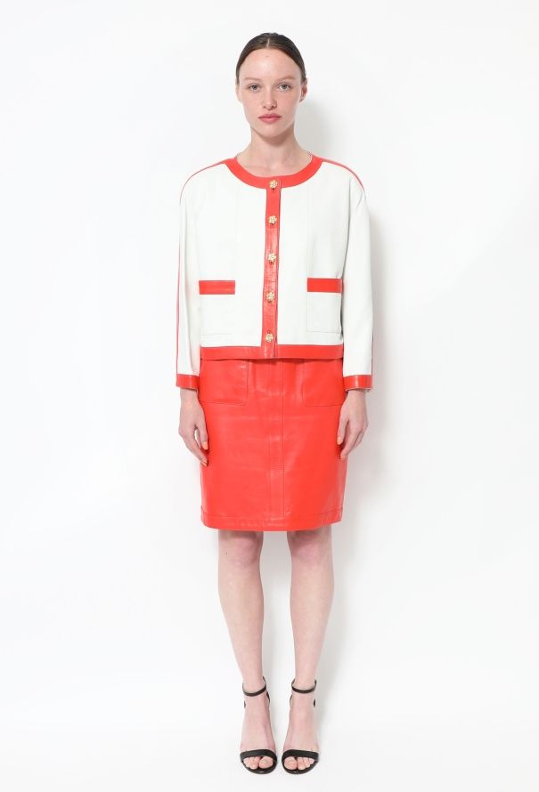 Chanel ICONIC S/S 1990 Bicolor Lambskin Ensemble - 3