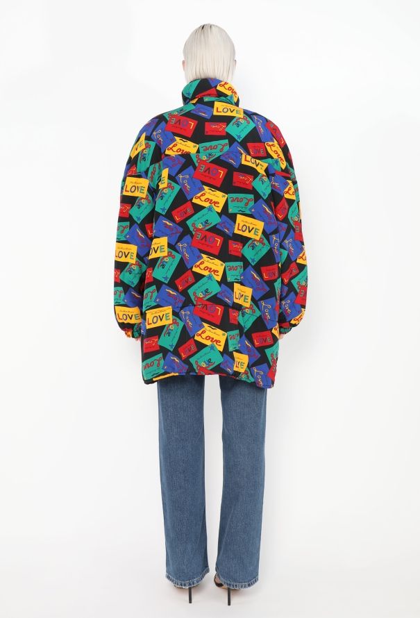 Saint Laurent Vintage Reversible Love Puffer Coat - 6