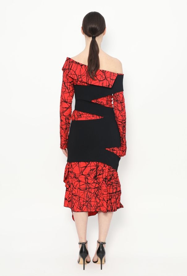 Proenza Schouler 2017 Abstract Bandage Dress - 5