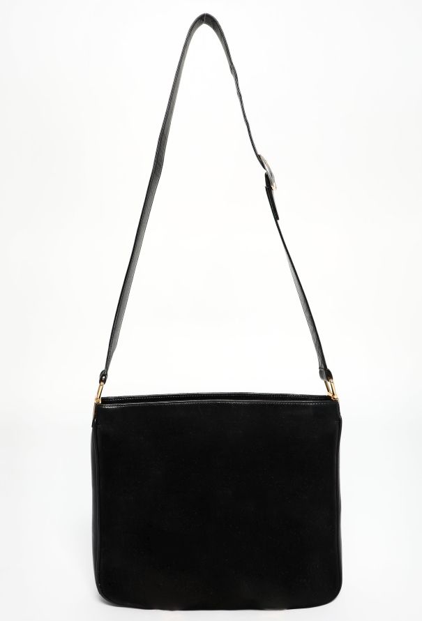 Gucci '70s Horsebit Suede Shoulder Bag - 3