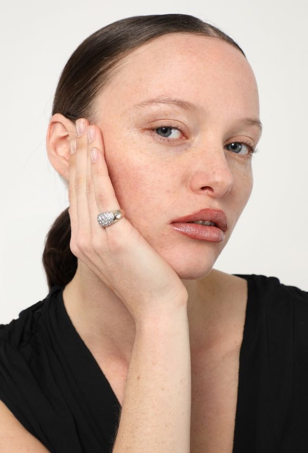 Vintage Fine Jewelry 18k Gold & 1.5 Carats Diamond Band Ring - 4