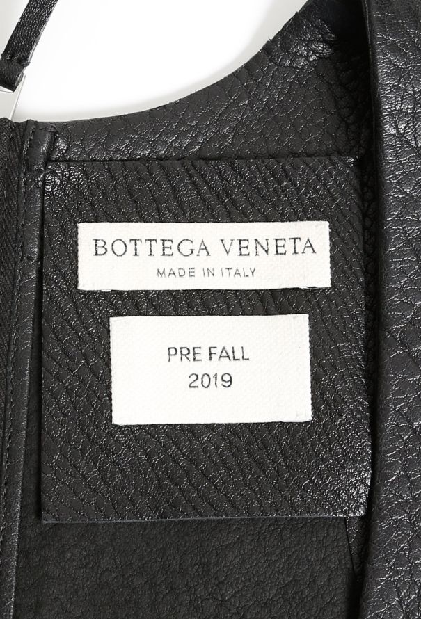 Bottega Veneta Pre-Fall 2019 Leather Shift Dress - 5