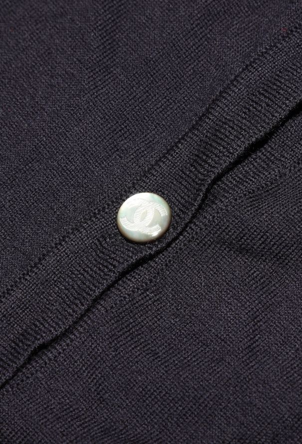 Chanel Cashmere 'CC' Button Sweater - 5