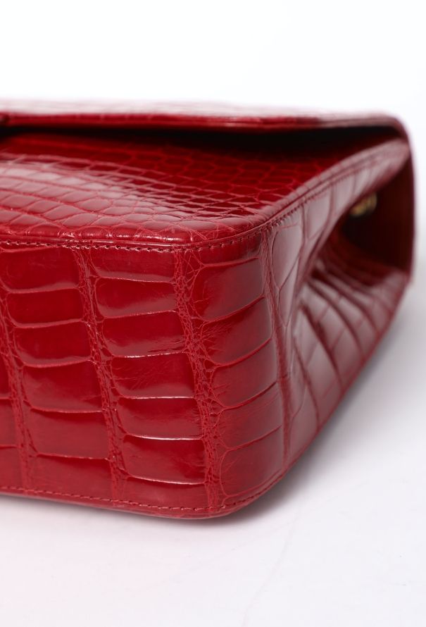 Chanel Jumbo Timeless Bag in Red Alligator – Bespoke Order - 10