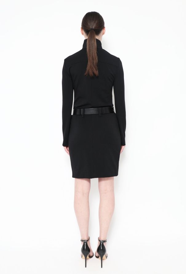 Balenciaga 2000 Le Dix Belted Zip Dress - 4