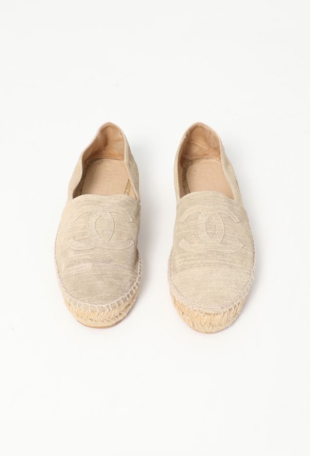 Chanel Tonal Suede 'CC' Espadrilles - 3