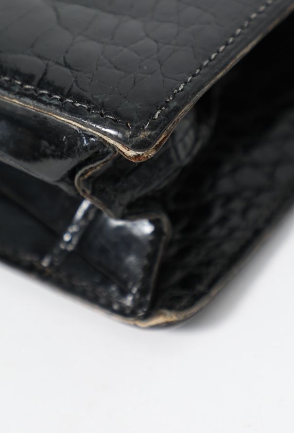 Crocodile Shoulder Bag - 10