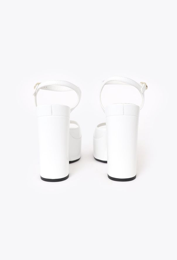 Chanel 2024 Patent Leather 'CC' Platforms - 4