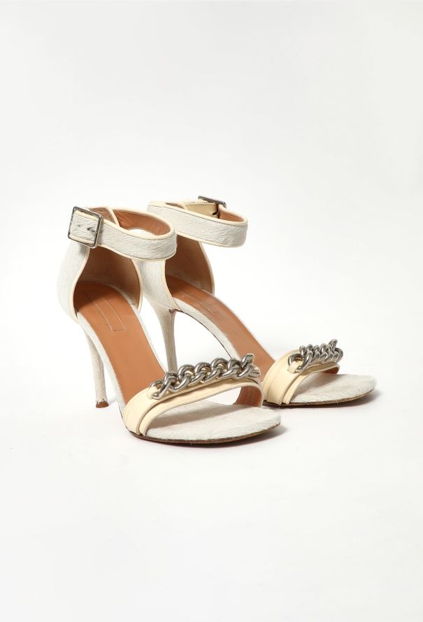 Céline S/S 2011 Pony Hair Chain Sandals - 3