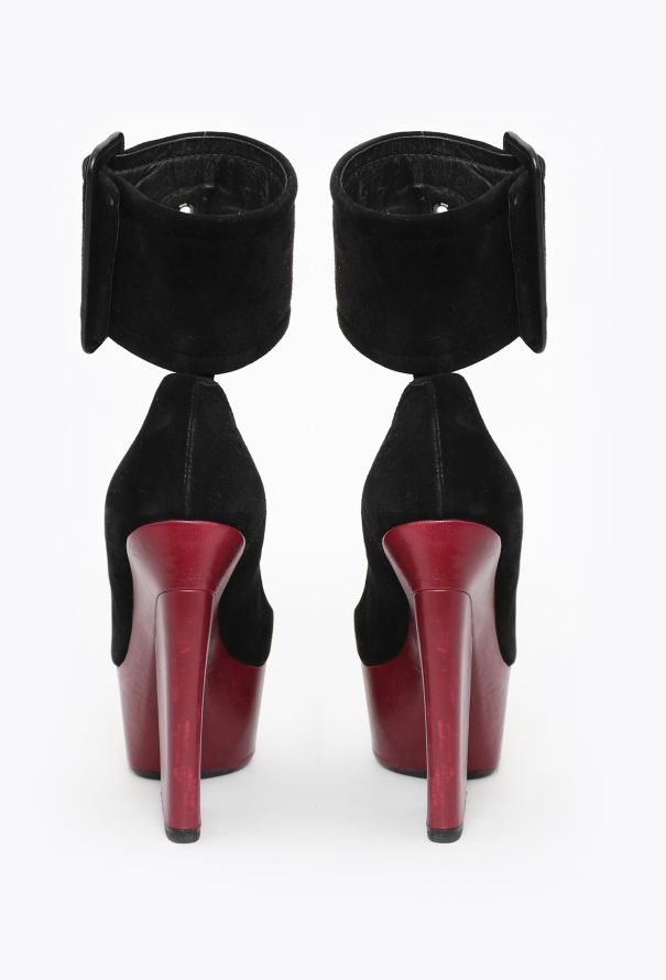 Céline S/S 2012 Suede Platform Heels - 5
