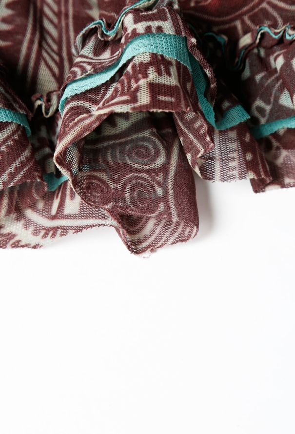 Jean Paul Gaultier 1996 Tattoo Mesh Slip Dress - 5