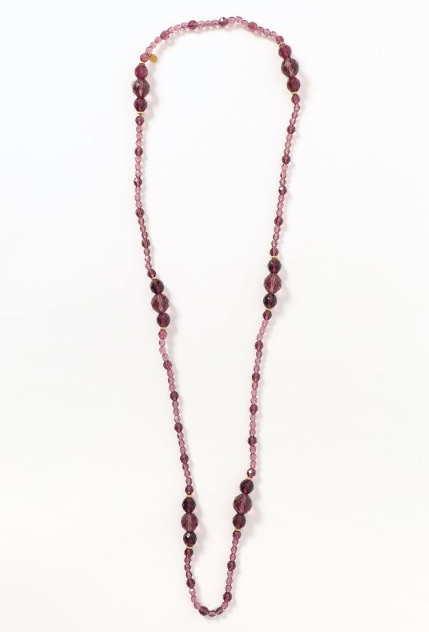 Dior Vintage Faceted Beaded Necklace - 1