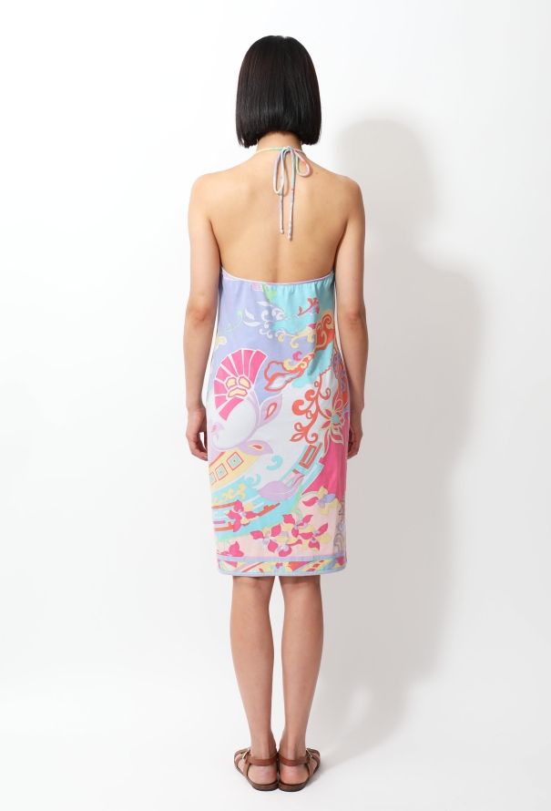 Leonard Floral Halter Dress - 5