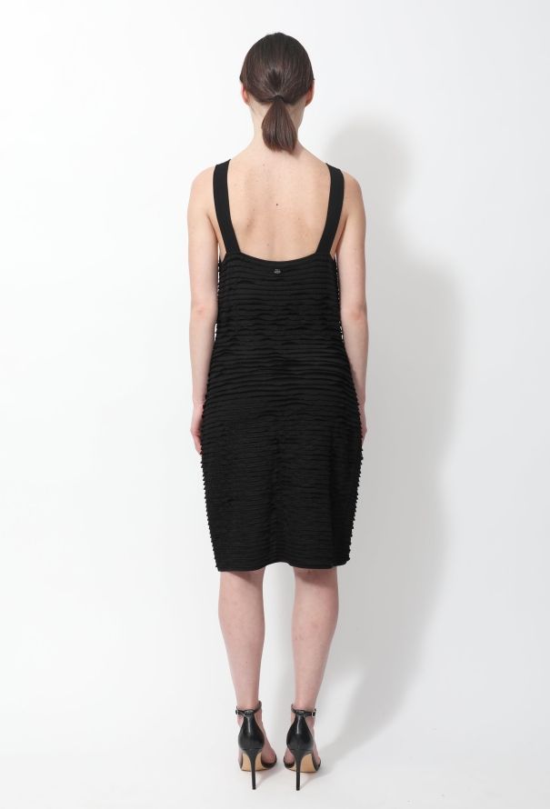 Chanel Knit Fitted Midi Dress - 3