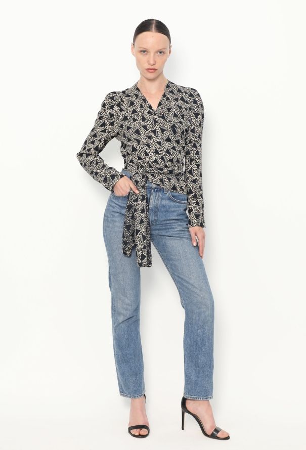 Sonia Rykiel Vintage Crêpe Wrap Blouse - 3