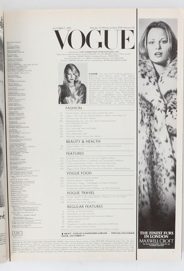 VOGUE UK 1976 David Bailey Holiday Set - 6