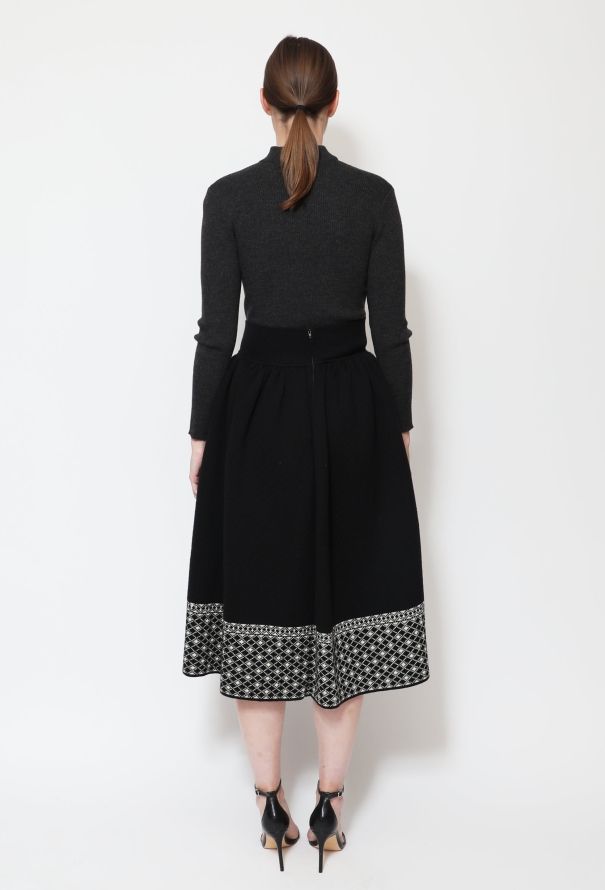 Saint Laurent 90s Rive Gauche Knit Skirt - 4