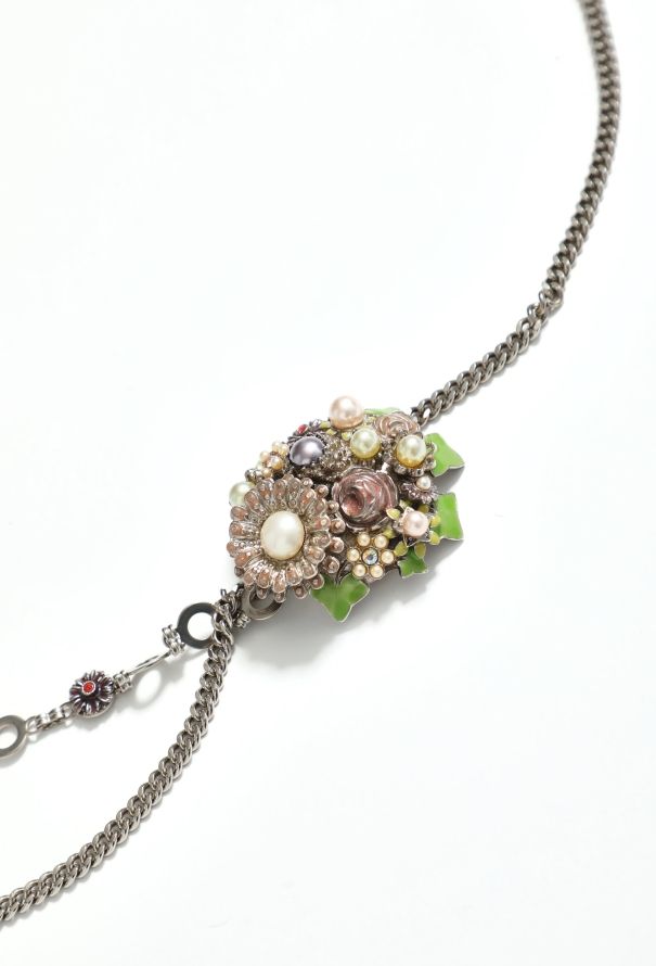 Chanel S/S 2005 Floral 'CC' Chainlink Belt - 4