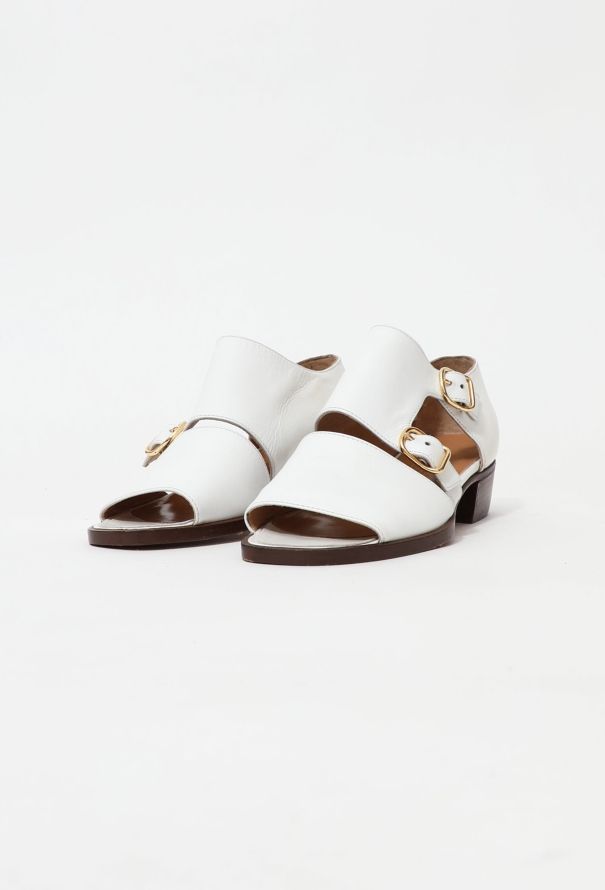 Hermès Leather Sandals - 4