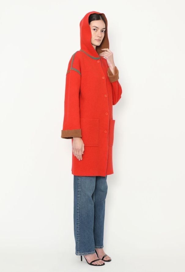 Etro Hooded Colorblock Knit Cardigan - 4