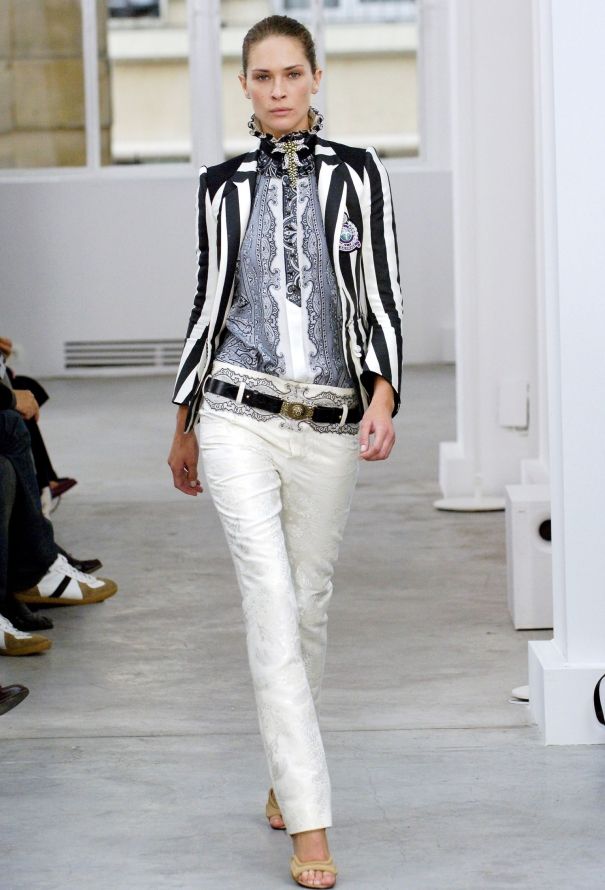 Balenciaga S/S 2006 Paisley Ruffled Blouse - 2