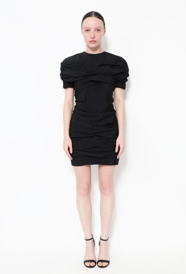 Gianni Versace RARE S/S 1987 Ruched Dress - 1