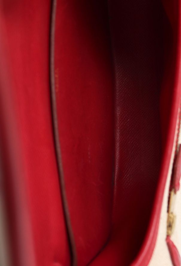 Hermès Toile H & Red Courchevel Balle De Golf - 11