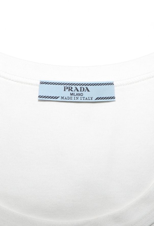 Prada F/W 2022 Cotton Emblem Tank - 5